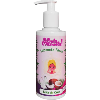 SABONETE FACIAL LEITE DE COCO Q BELA MANUELA PELE LIMPA E HIDRATADA
