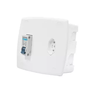Caixa Embutir com Disjuntor 25A + Tomada 20A Ilumi em Oferta na Shopee