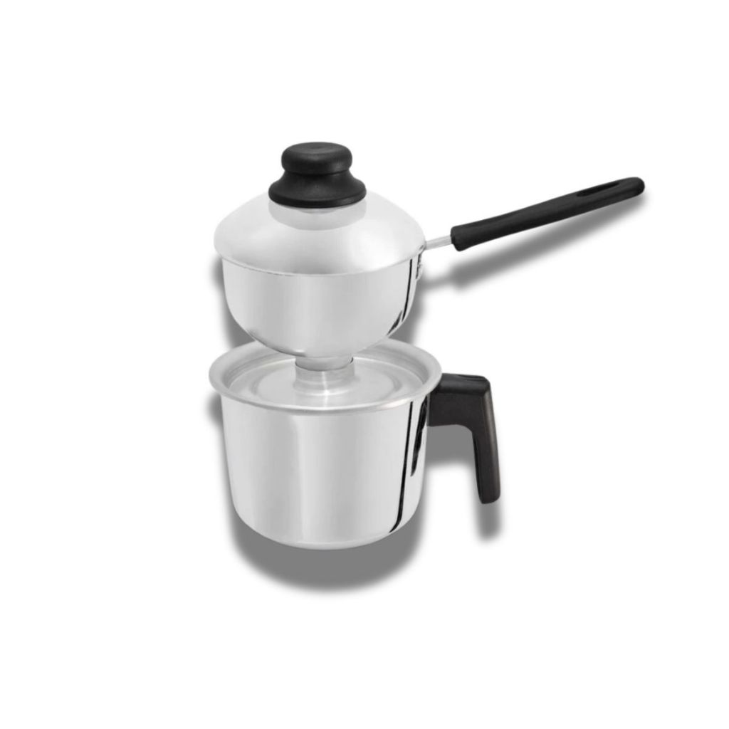 Cuscuzeiro Individual Nordestino E Cozi Vapor Alumínio Cor Prateado