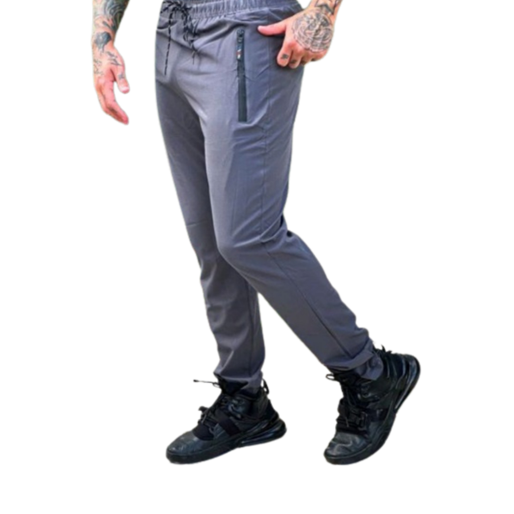 Calça de tactel com Elastico na barra Shopee Brasil