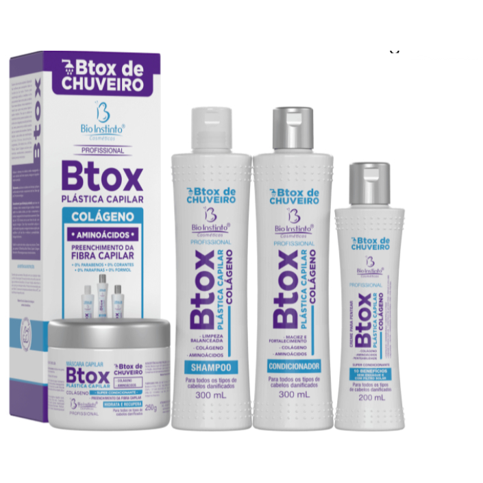 Kit Capilar Botox de Chuveiro 4und | Shopee Brasil