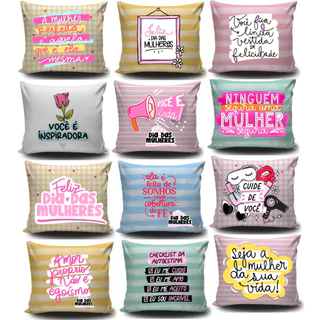 Dia das Mulheres Mini Almofadas ótimo para cestas lembrancinhas entre outros em Oferta na Shopee