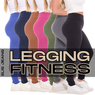 Calça Legging Feminina Zero Transparência Leg Fitness Academia em Oferta na Shopee
