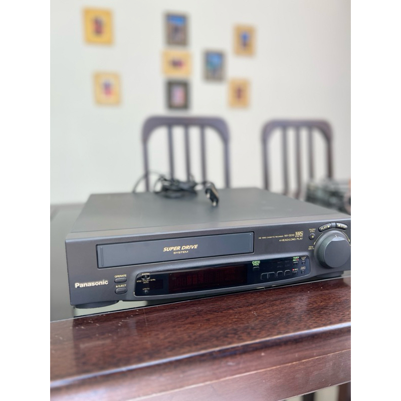 VÍDEO CASSETE VHS PANASONIC SUPER DRIVER SYSTEM NV-SD10 4-HEAD/LONGPLAY ...