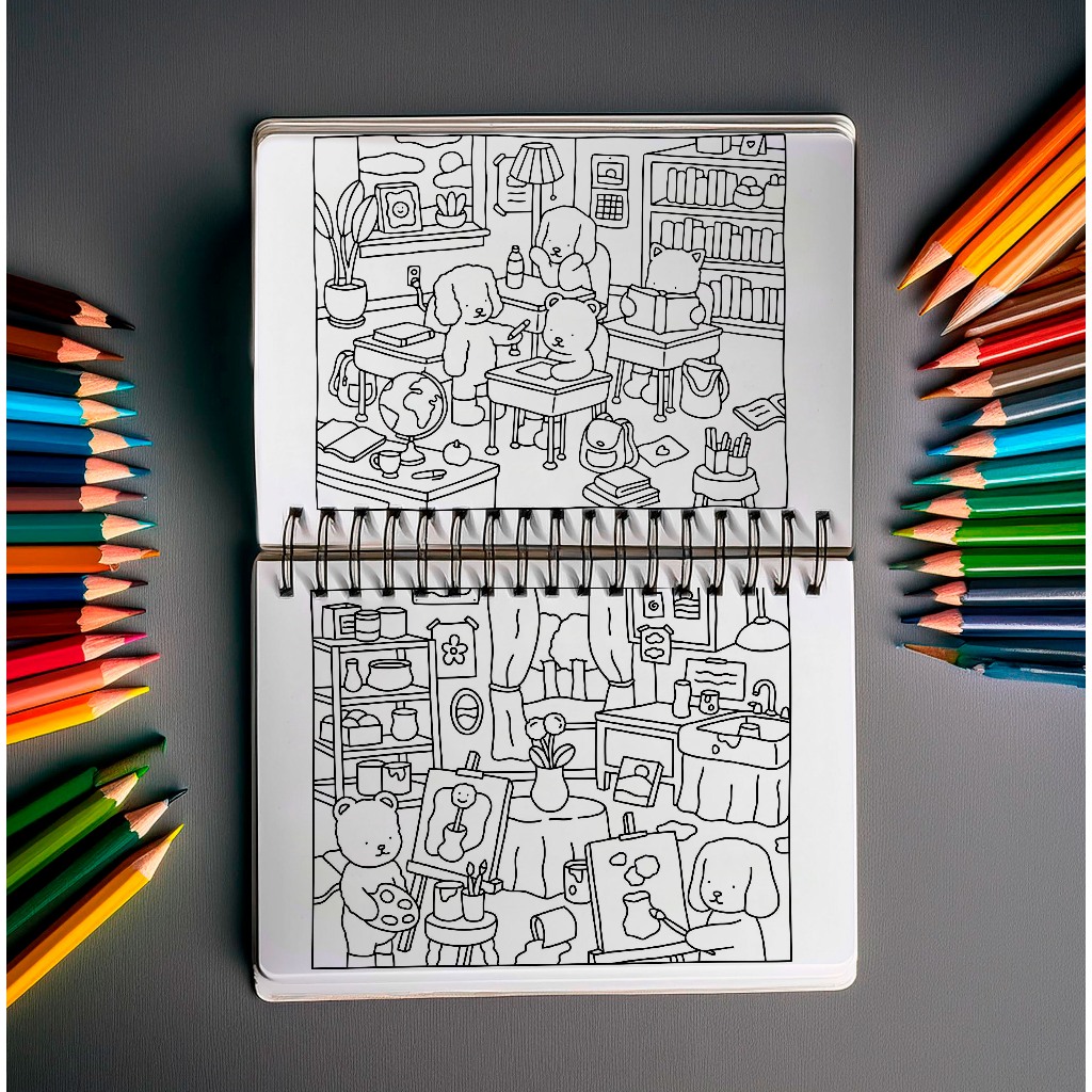 Bobbie Goods Livro(+BRINDE) para colorir infantil 170 Desenhos Pintar ...