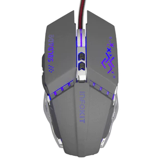 MOUSE GAMER SOLDADO GM-705 CINZA