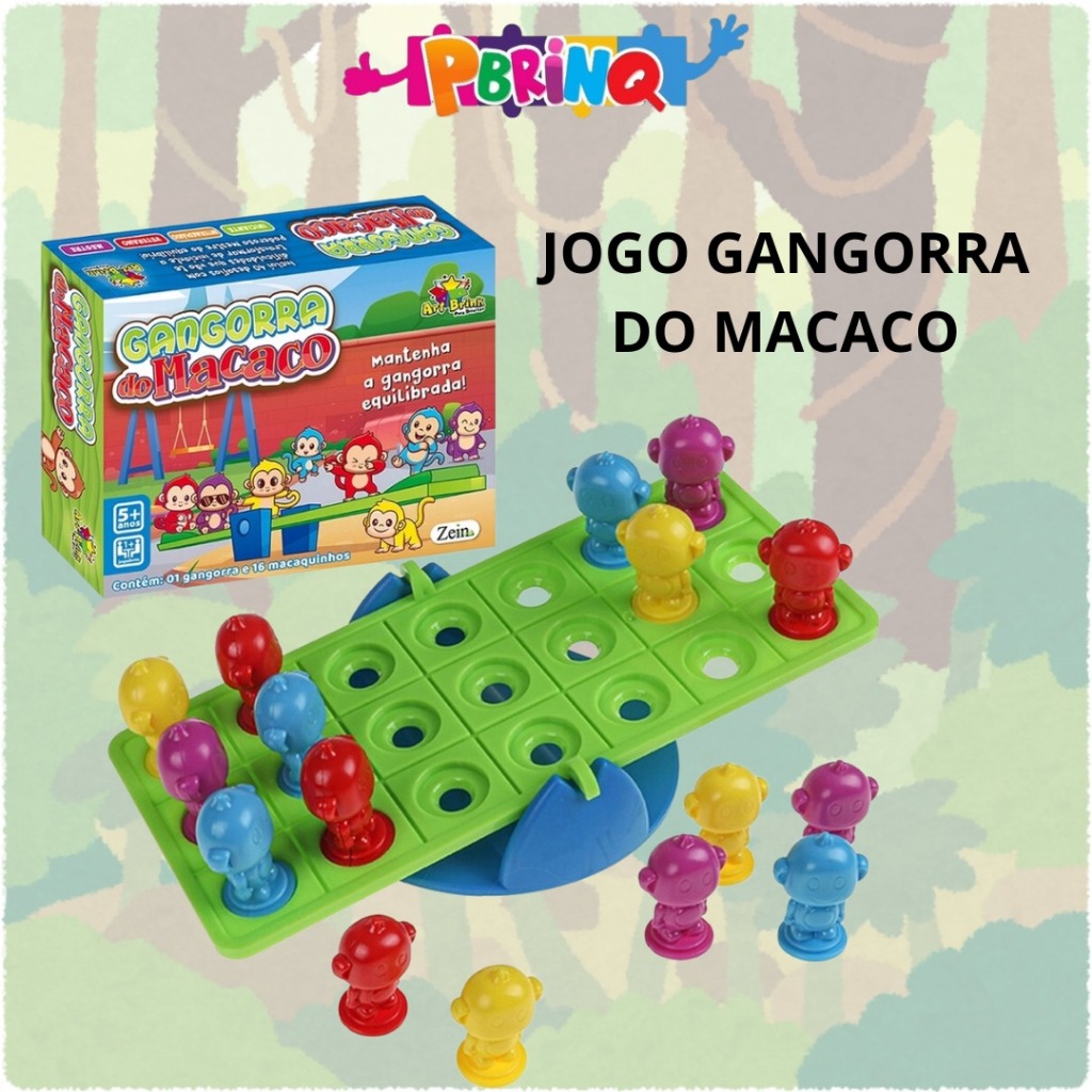Jogo Gangorra do macaco Brinquedo Interativo + brinde | Shopee Brasil