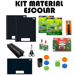 Kit Lista Material Escolar Com Materiais Essenciais Para Estudar E Aprender Criativo Prático Útil em Oferta na Shopee