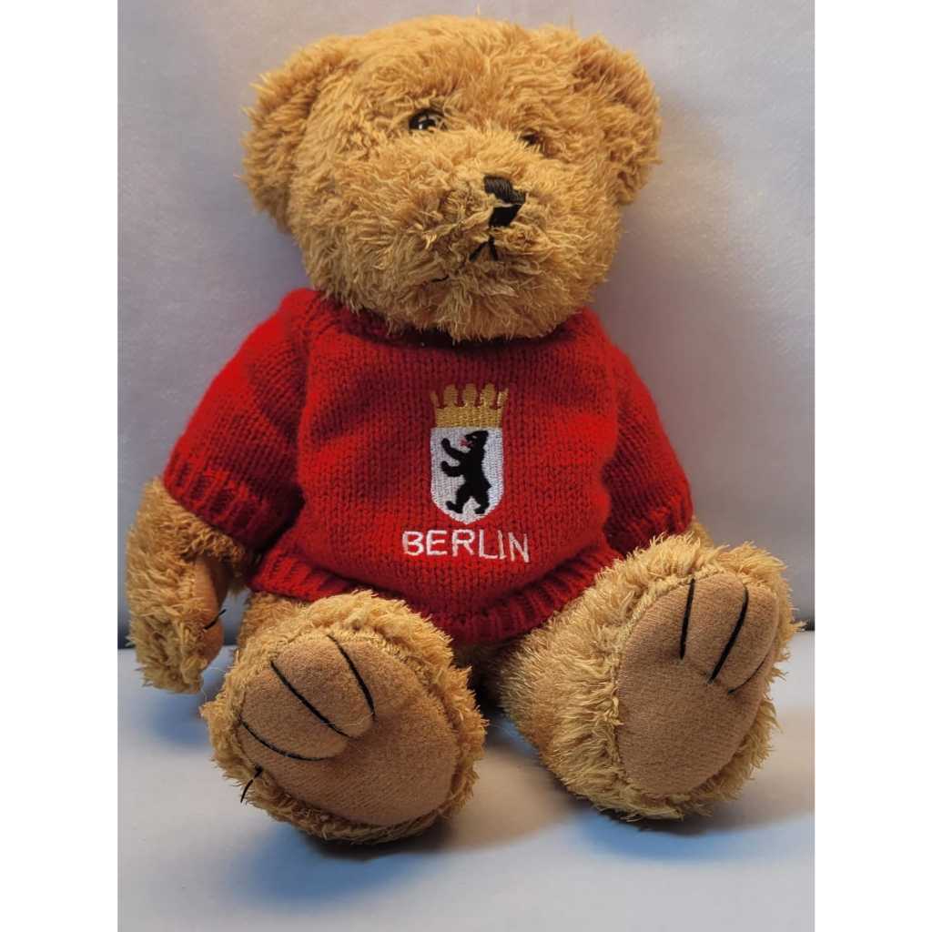 Urso Ted Teddy De Berlim Alemanha Original Pelúcia (Usado) | Shopee Brasil