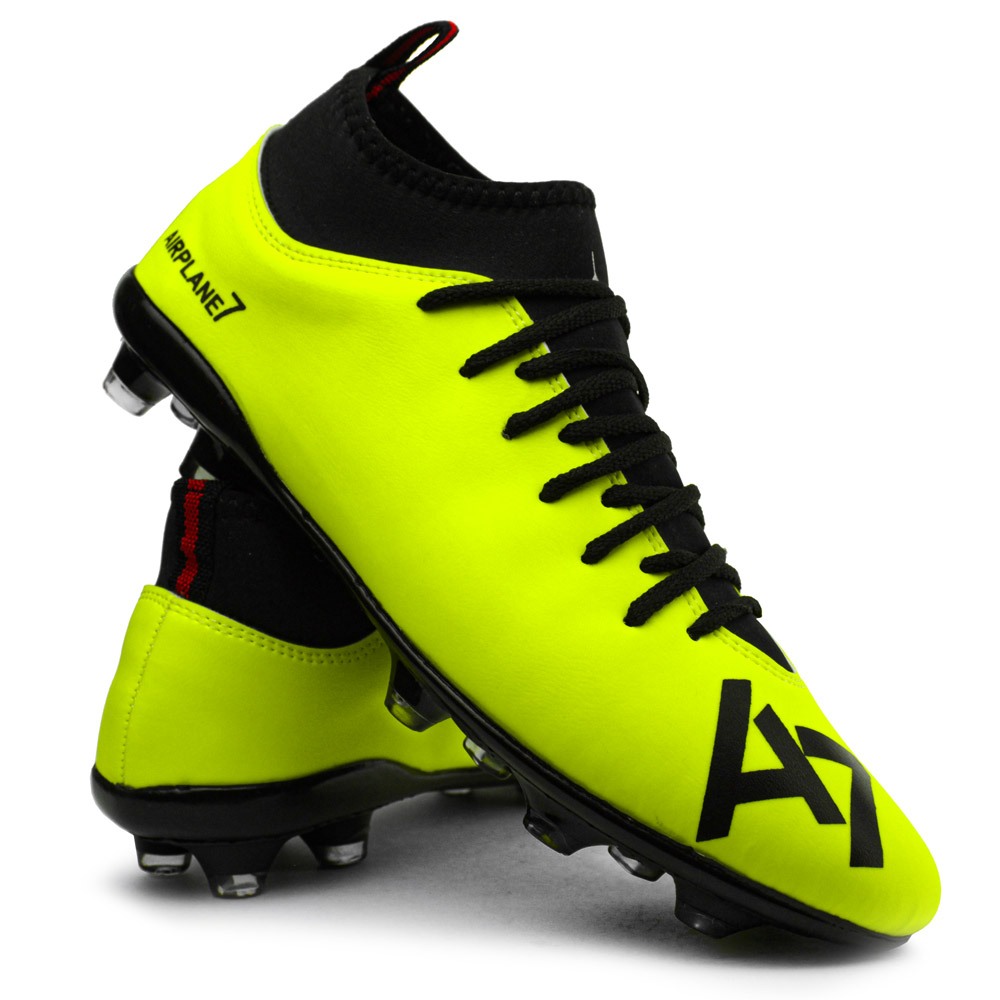 Chuteira Campo Calçado Esportivo Cano Alto Promoção | Shopee Brasil