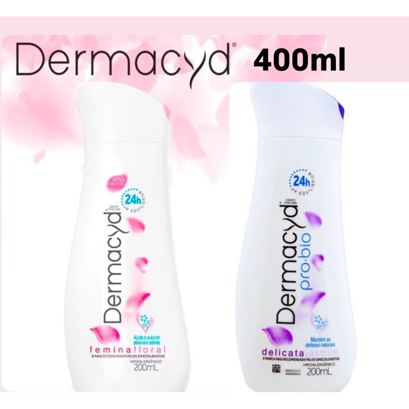 Kit 2 Sabonetes Íntimo Dermacyd Femina/Delicata 200ml cada - Escolha ...