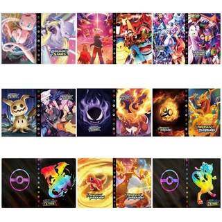 Album fichário Brilhante Pokemon Capacidade p/ 240 Cartas Diversos modelos Modelos em Oferta na Shopee