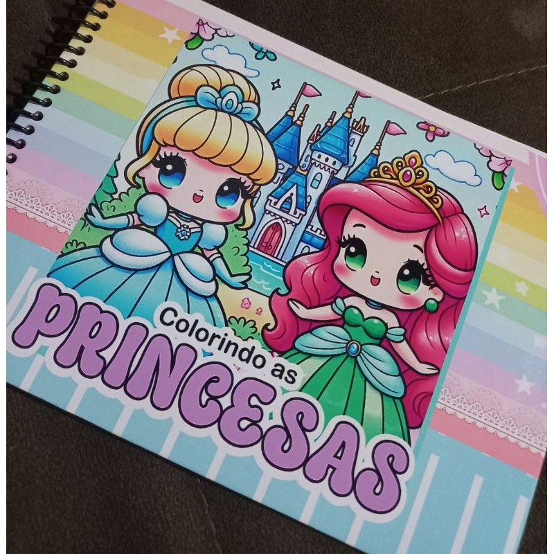 Livro de Colorir Princesas | Shopee Brasil