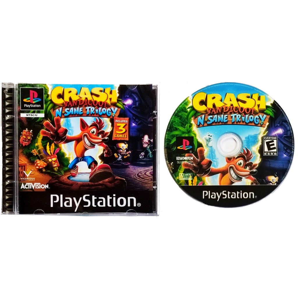 Crash Bandicoot Collection 3 em 1 Jogo para Playstation 2 Ps2 | Shopee ...