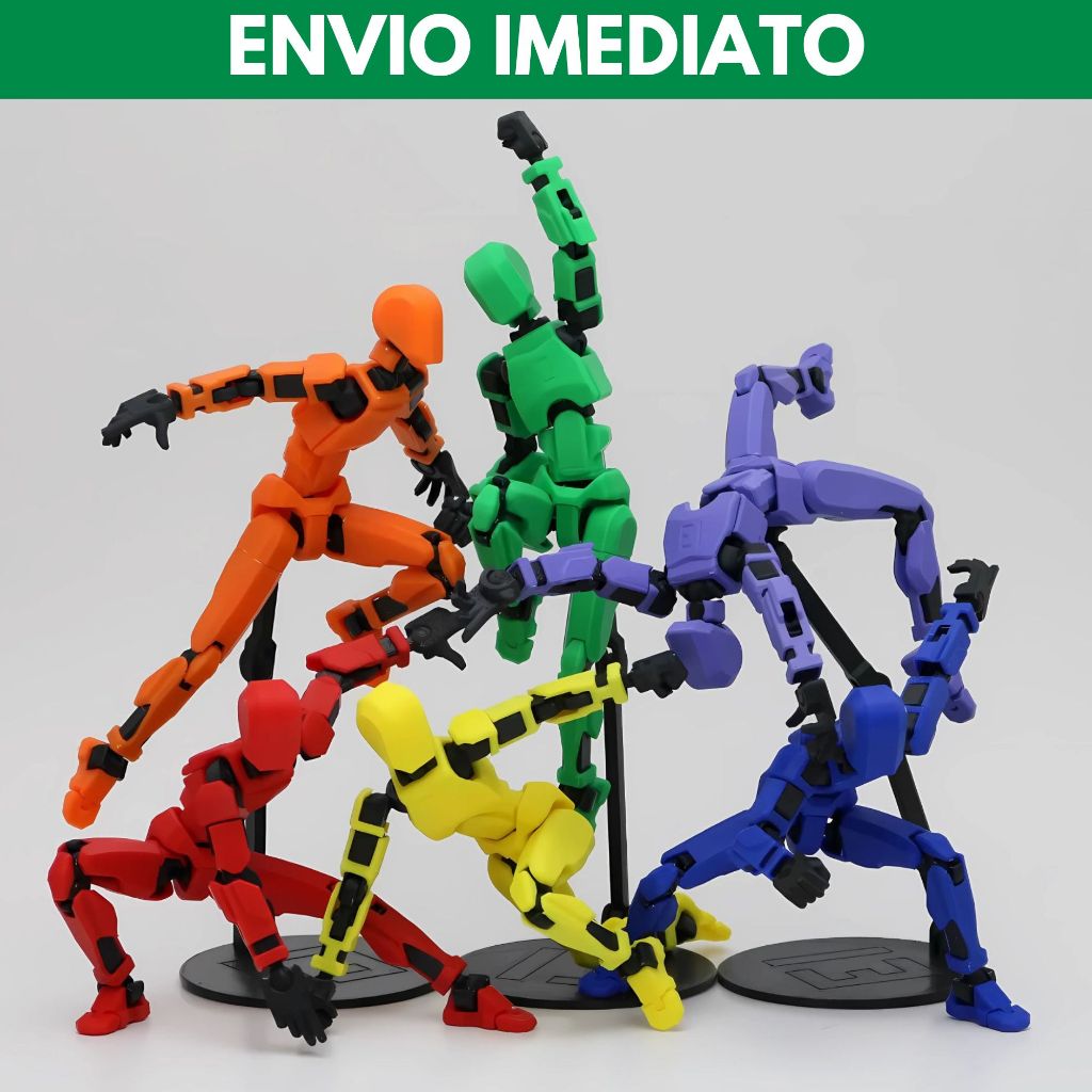 Boneco Articulado Dummy 13 l Brinquedo Para Montar