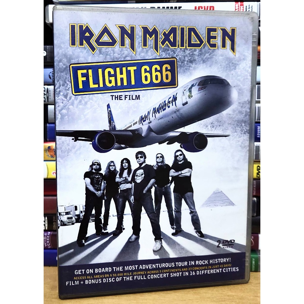 DVD Duplo Iron Maiden Flight 666 The Film | Shopee Brasil