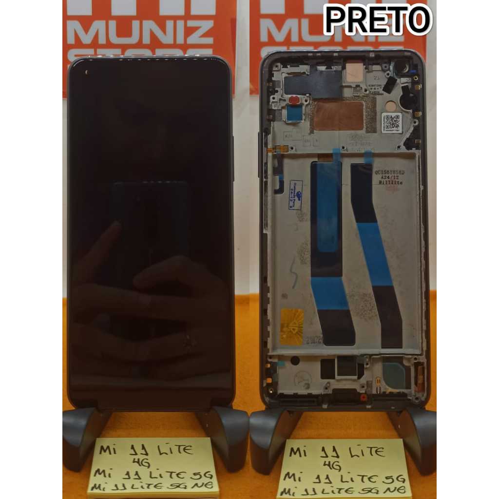 Display Tela Xiaomi 11 Lite 4G/Mi 11 Lite 5G/NE Original