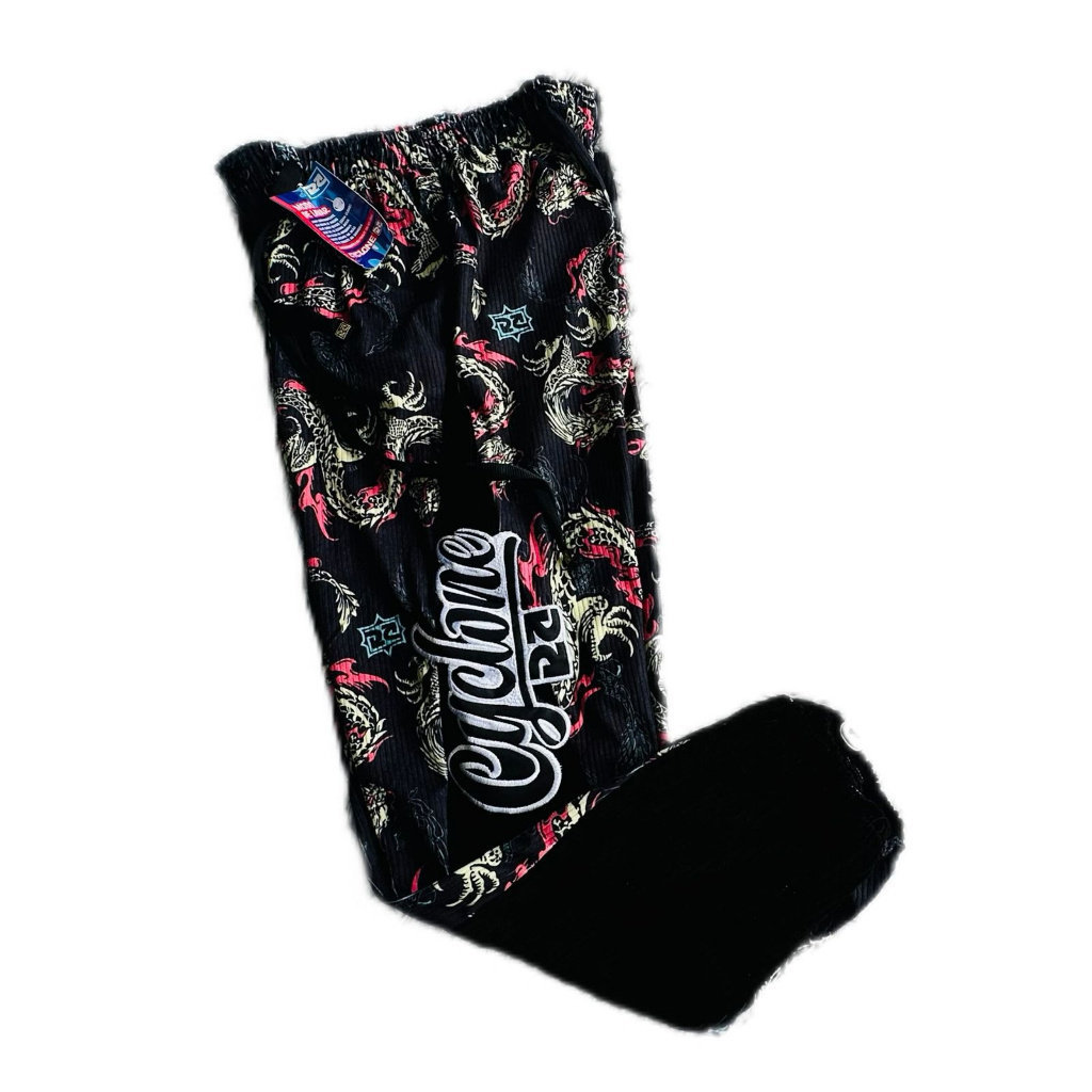 Calça Da Cyclone Veludo Preta Estampada New | Shopee Brasil