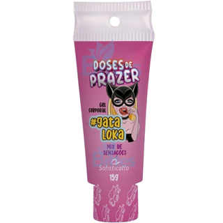 GEL CORPORAL GATA LOKA SOFISTICATTO SEXSHOP MIX DE SENSAÇÕES