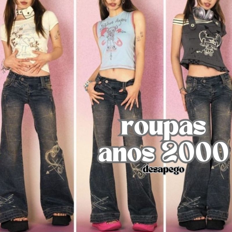 Roupas Retrô y2k estilo anos 2000 vintage(brechó)