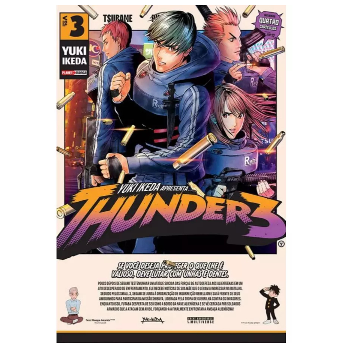 Mangá Panini Thunder 3 Volume 03 - Novo e Lacrado | Shopee Brasil