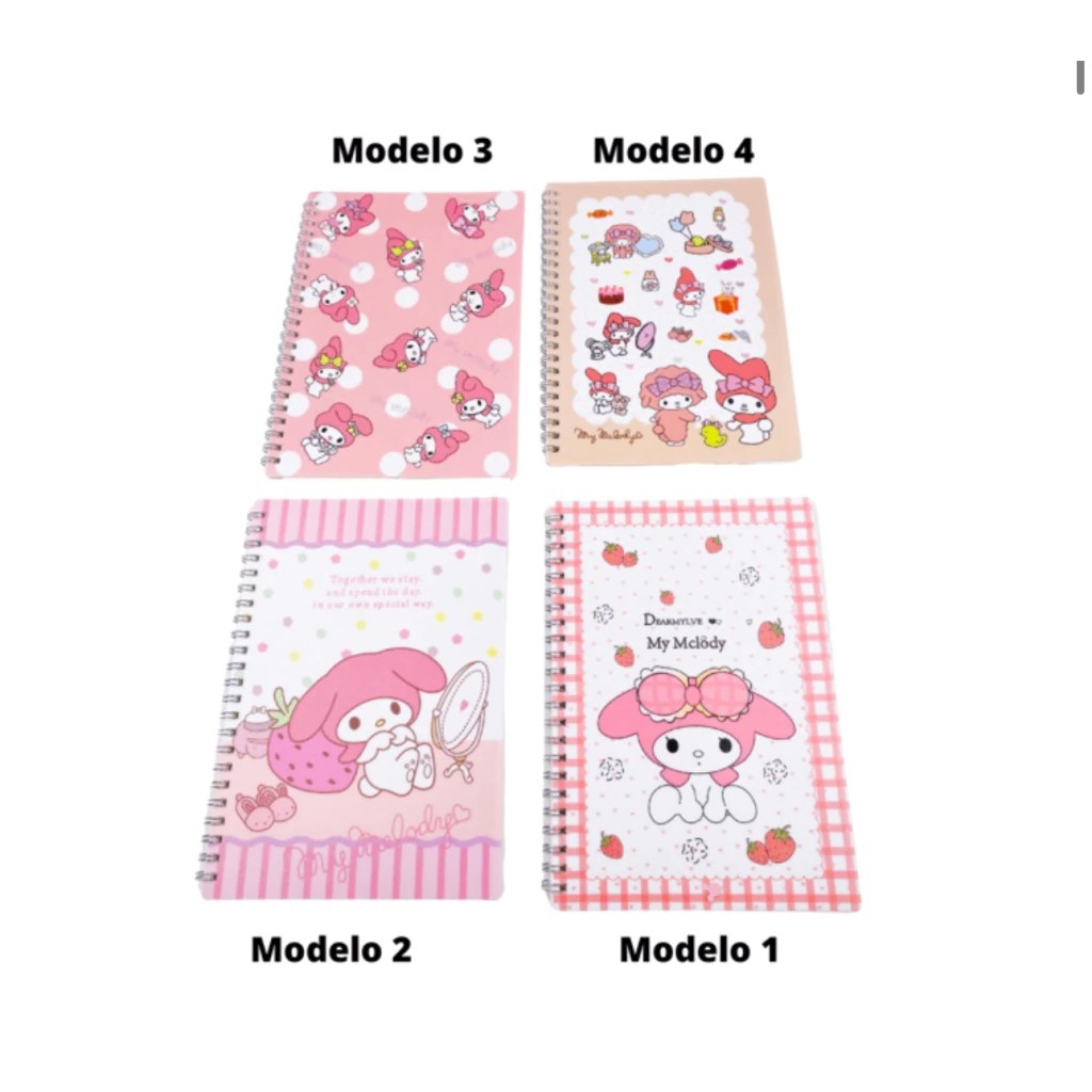 Caderno A5 Escolar My Melody Sanrio Espiral | Shopee Brasil
