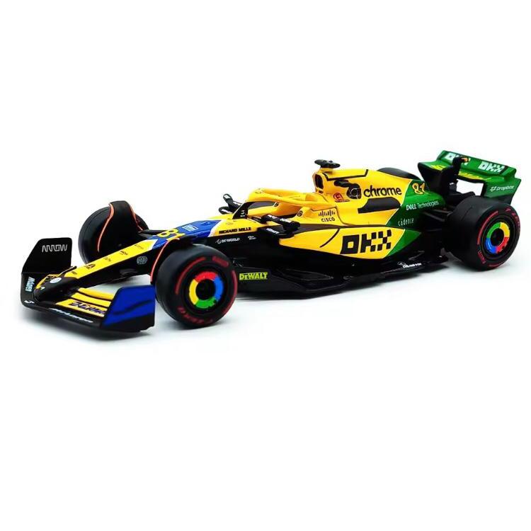 BURAGO 1:43 AUTO F1 MCLAREN MCL38 MONACO GP 2024 #4 NORRIS - SENNA 18-38214