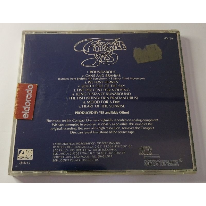 CD Yes Fragile | Shopee Brasil