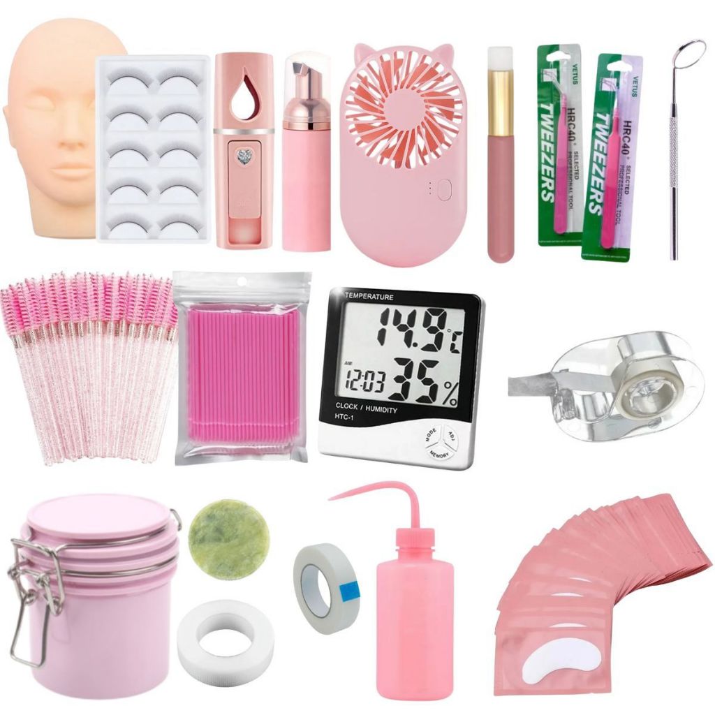 Kit Extensão de Cílios Profissional Completo