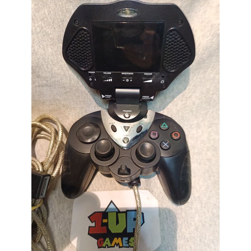 Controle de Playstation 2 PS2 Intec com tela. raro | Shopee Brasil