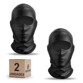 O MELHOR KIT 2 TOUCA NINJA BALACLAVA COLLANT PROTEÇÃO FRIO CALOR ...
