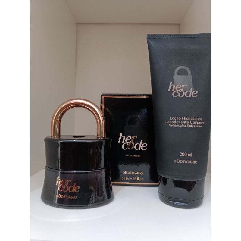 Kit Presente Her Code (2 itens) | Shopee Brasil