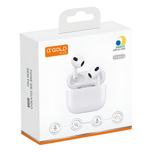 Fone de Ouvido Bluetooth para Iphone Sem Fio Tws Com Microfone 7 8 9 10 ...