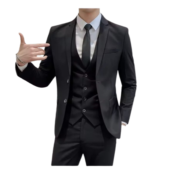 Costume Masculino Slim Premium - Paleto-Calça-Colete | Shopee Brasil