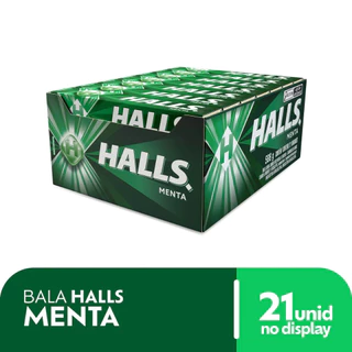 Drops Halls Menta Com 21 Unidades