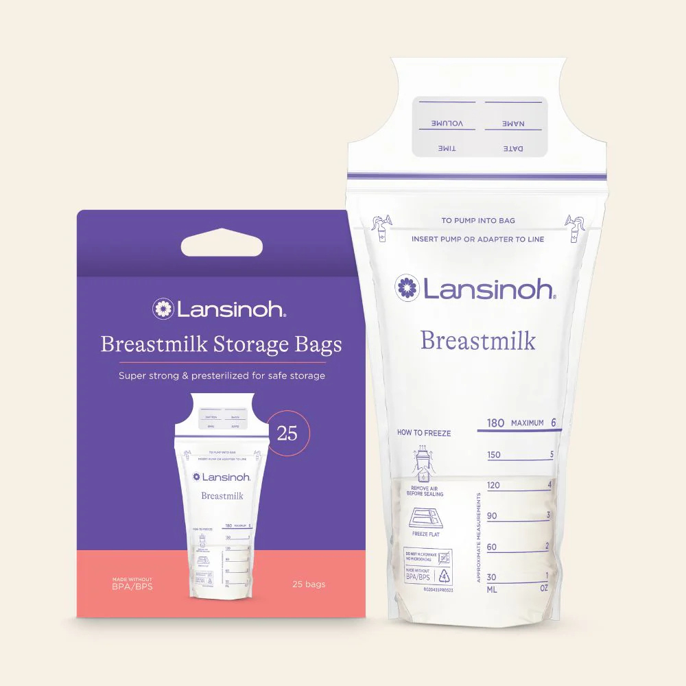 Saco de Armazenamento de Leite Lansinoh - 25 unidades | Shopee Brasil