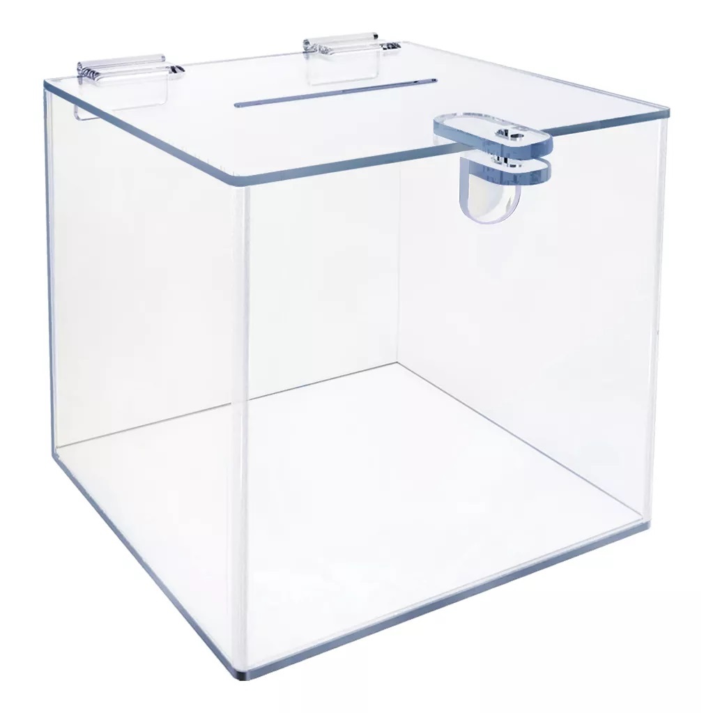 Urna Acrílico Para Sorteio 15cm