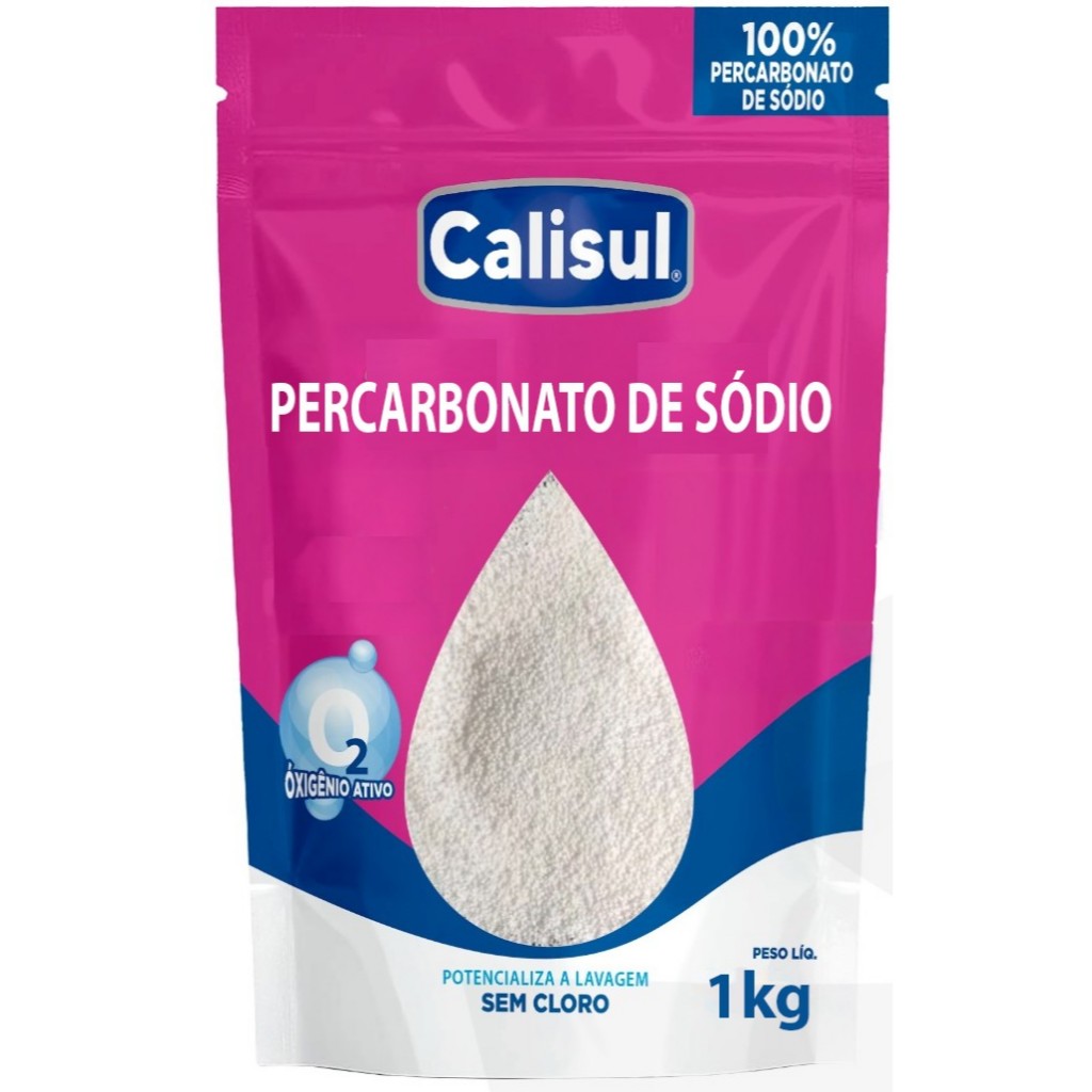 Percarbonato de Sódio 100% Puro - Para roupas Brancas e Coloridas ...