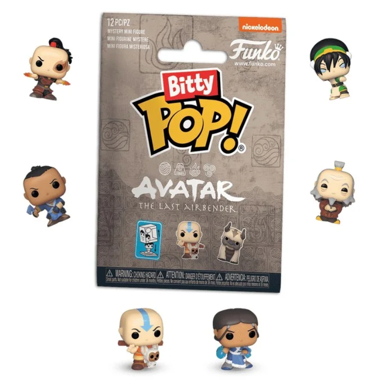Mini Funko Pop Bitty - Avatar The Last Airbender Unidade | Shopee Brasil