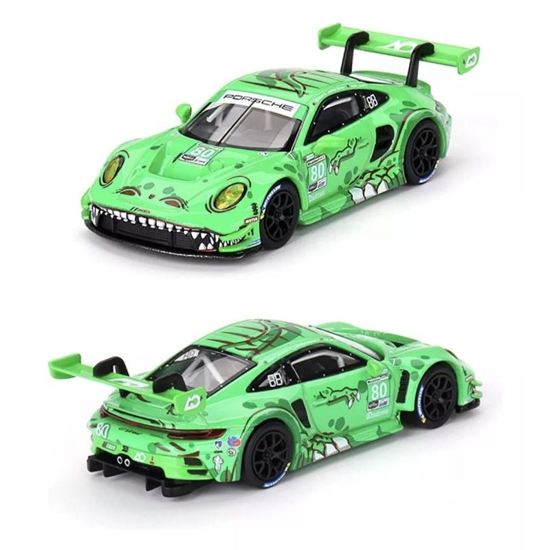 Miniatura Mini Gt Porsche 911 Gt3 R #80 Rexy Verde | Shopee Brasil