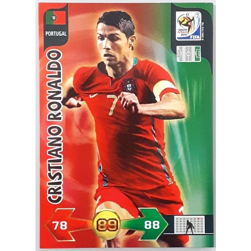 Cristiano Ronaldo - Card Copa 2010 - Adrenalyn Xl - Panini - Copa do