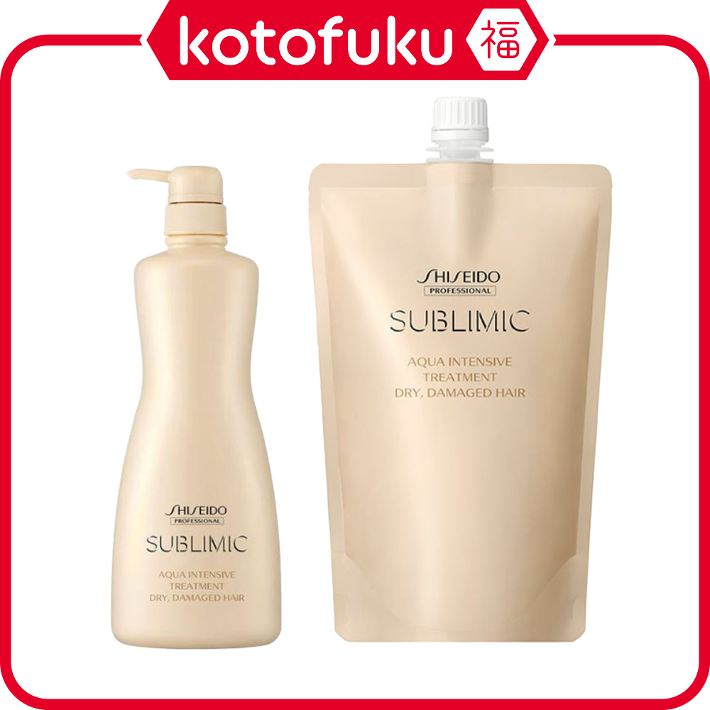 Japão Shiseido Sublimic Aqua Intensive Treatment (DRY) Série