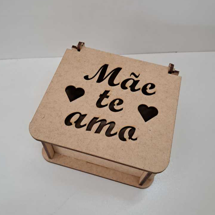 Kit 10 Caixa De Presente Dia Das Mães Lembrancinha Em Madeira Mdf Caixinha em Oferta na Shopee