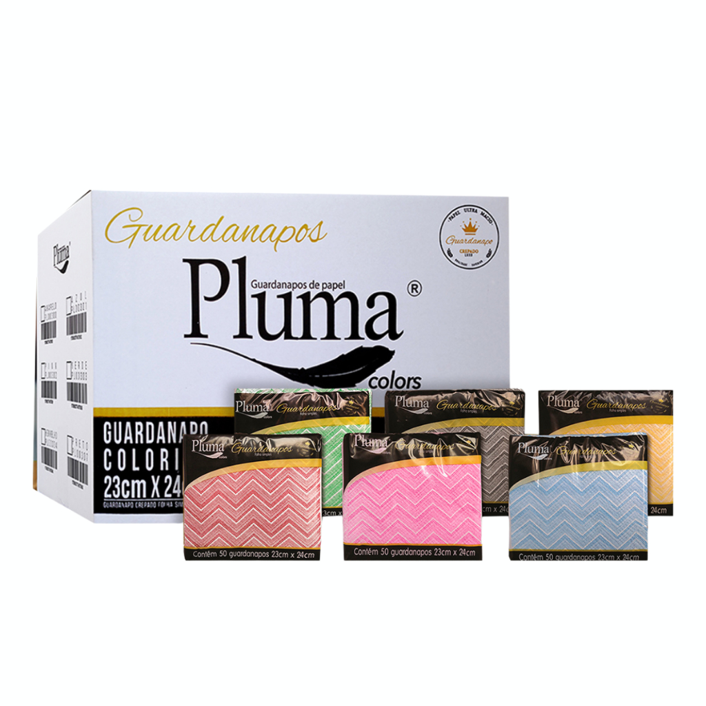 Guardanapo De Papel 23x24 Colorido C/ 250 Unidades