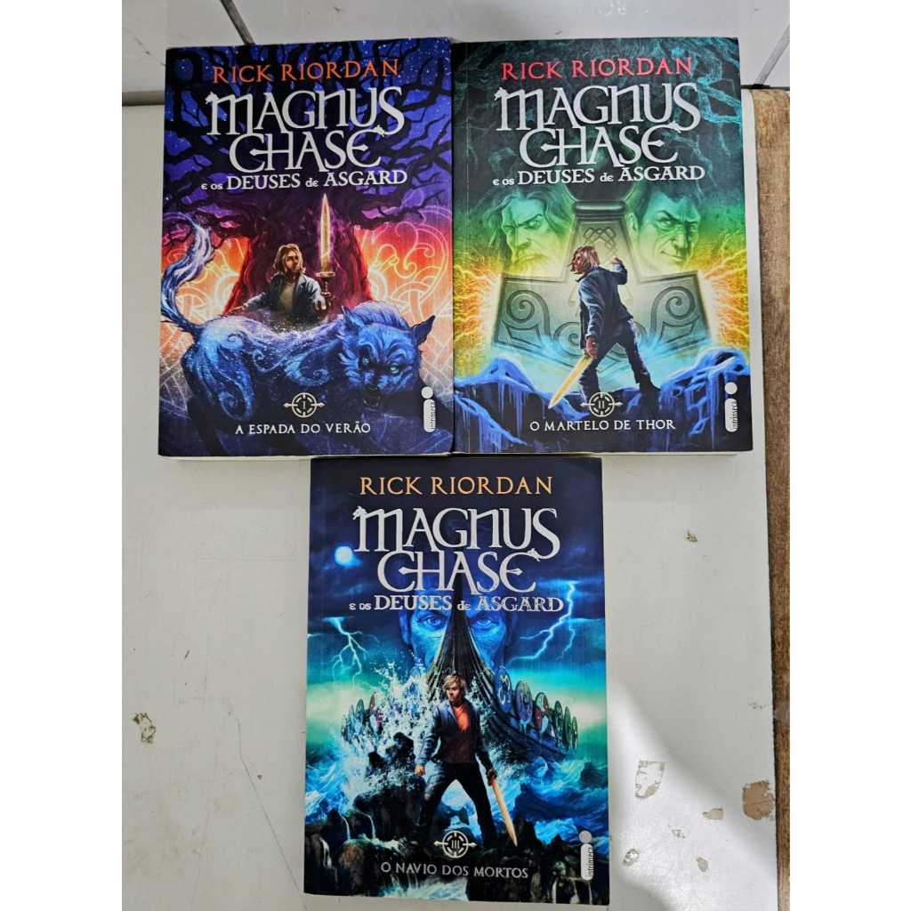Trilogia Magnus Chase de Rick Riordan | Shopee Brasil