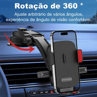 Suporte Veicular Para Celular GPS Magnético Para Carro Estável e Anti-Vibração Original Hmaston CJ79