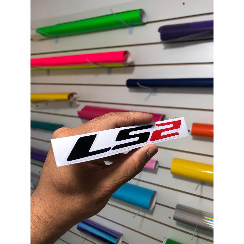 Adesivos LS2 para moto bike e capacetes | Shopee Brasil