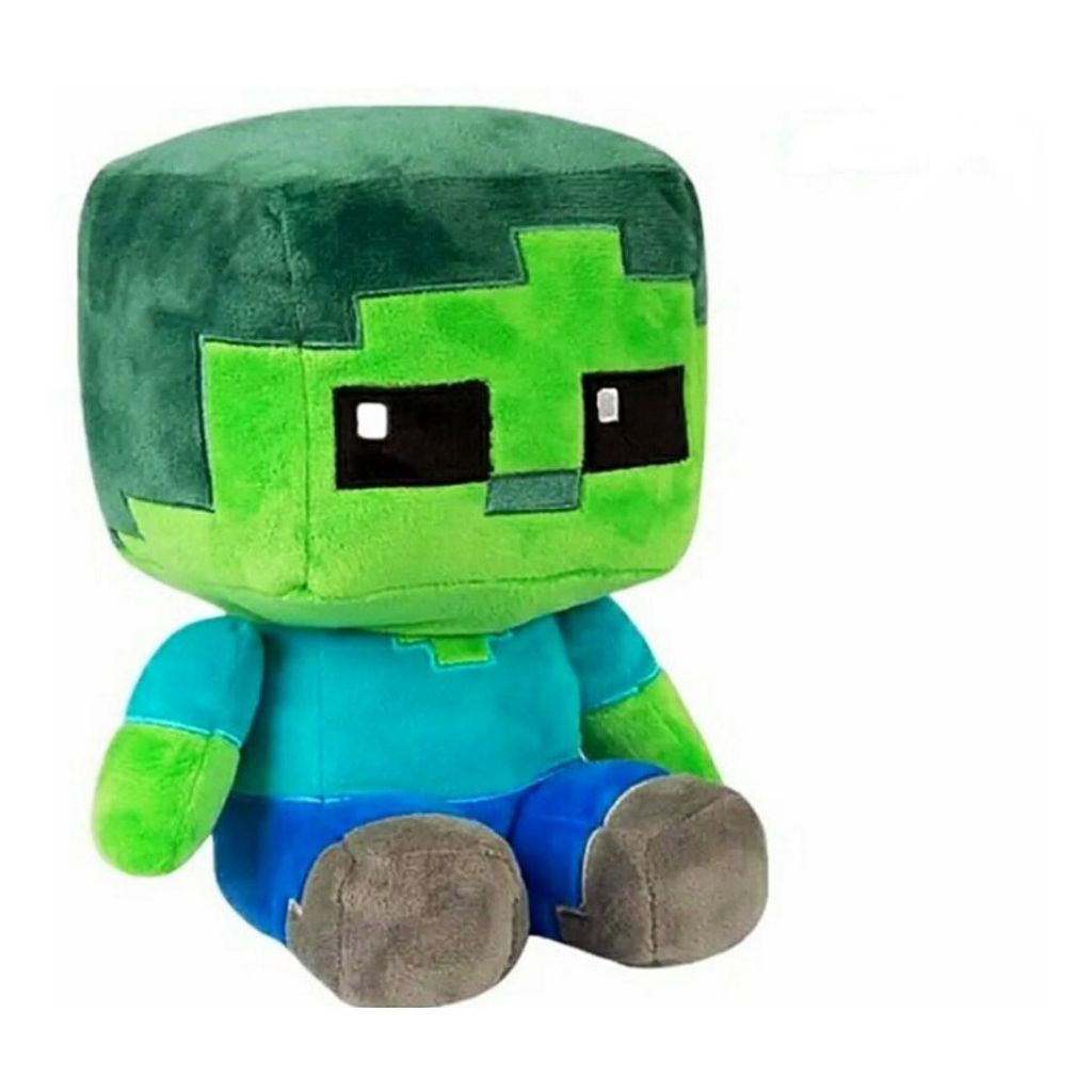 Minecraft Pelúcia Infantil Pronta Entrega 25cm | Shopee Brasil
