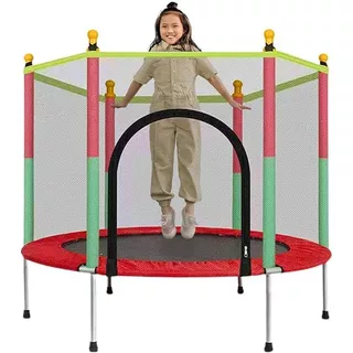 Cama Elástica Pula Pula Infantil Trampolim 1,4 metros em Oferta na Shopee
