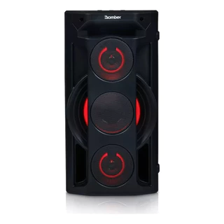 Caixa De Som Bluetooth Amplificada Portátil Bomber Play 770 Potencia 800W Tws Led Radio Fm Bateria